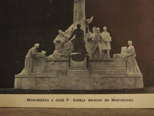 Postal Antigua Monumento A Jose P.valela Elegido En Montevid