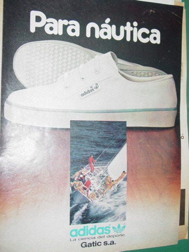 Publicidad Clipping Recorte Zapatillas adidas Linea Nautica