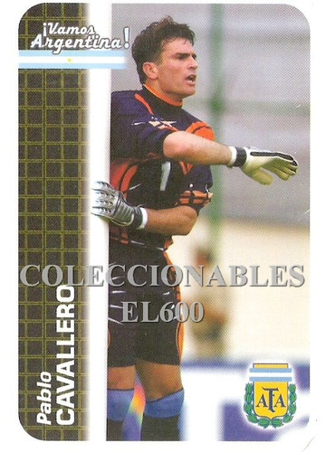 Vamos Argentina Panini Maxi Card #  5 Pablo Cavallero