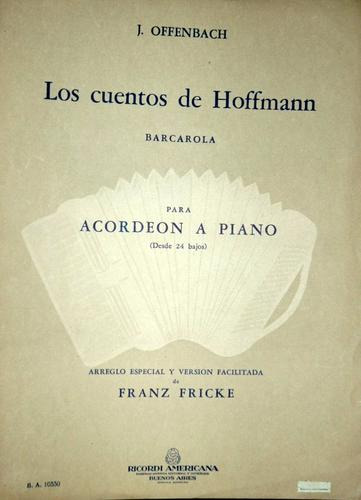 Los Cuentos De Hoffmann   J. Offenbach  (para Acordeon) 1951