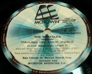 The Miracles Maquina De Amor Love Machine Simple Argentino