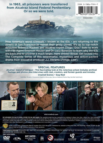 Alcatraz ( Serie De Tv ) - Temporada 1 En Dvd Original