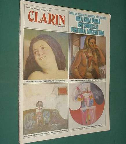 Clarin Revista - 25oct81 - O'donnell  Rock Nacional Pintura