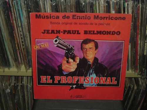 Ennio Morricone El Profesional Ost Vinilo Argentino