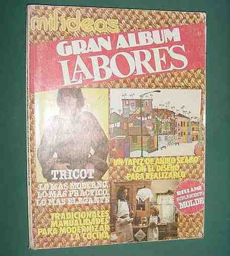 Revista Labores Moda Vintage Album Julio 1980 Ropa Costura