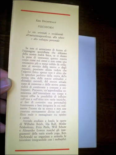 Psicosoma _ Ken Dychtwald - Casa Editrice Astrolabio (Usado)