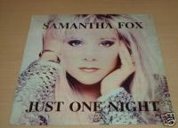 Samantha Fox Just One Night Vinilo Argentino Promo