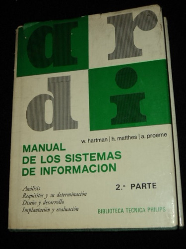 Manual De Los Sistemas De Informacion 2° Part - Hartman Y ..