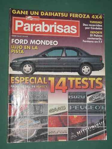 Revista Parabrisas 195 Especial 14 Test Autos Coches 1995
