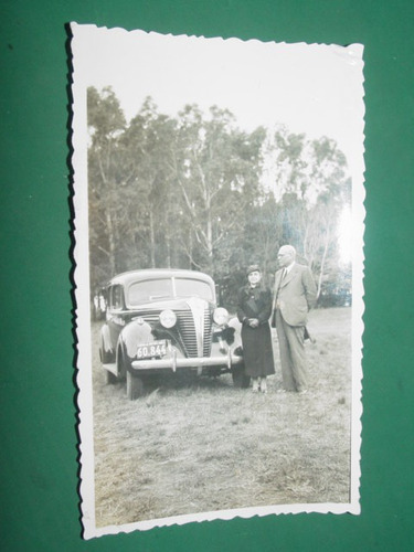 Fotografia Antigua Automoviles Con Ancianos 1938 Escrita