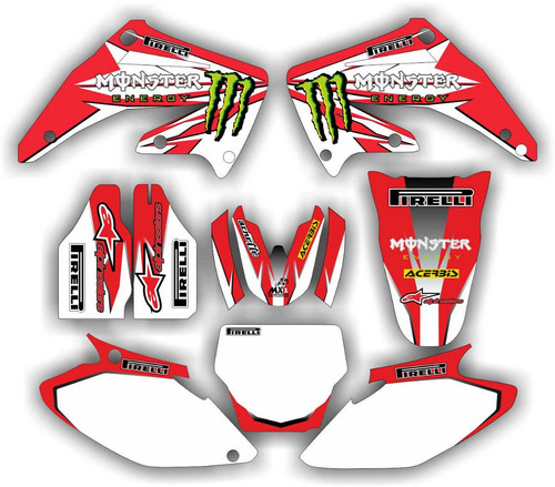 Calcomanias Honda Cr 125-250  02'-12' Competicion Mons