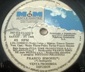 Franco Simone Magica En Castellano Simple Argentino Promo