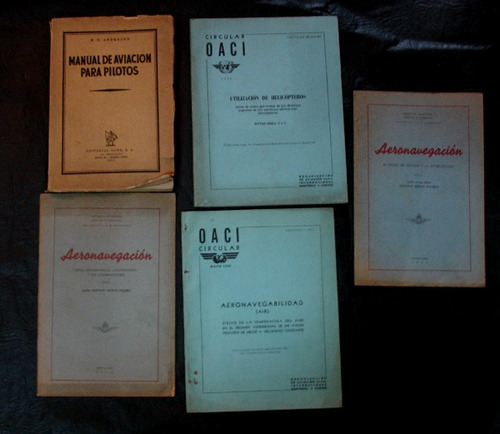 Antiguo Lote Libros Sobre Aeronavegacion