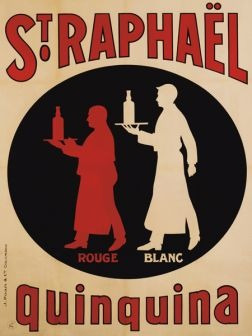 Publicidad De St. Raphael Quinquina, 1925, Lamina De 40 X 30