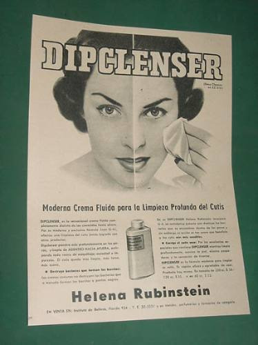 Publicidad Helena Rubinstein Dipclenser Crema Fluida