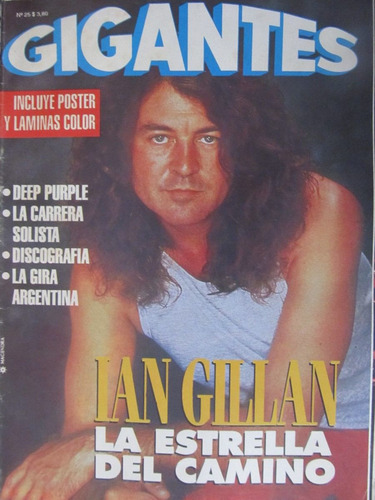 Libreriaweb Revista Gigantes N 25 Ian Gillan Deep Purple