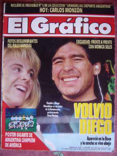 Belgrano Asciende Maradona / El Grafico 3747 / 1991