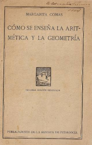 Como Se Enseña La Aritmetica Y La Geometria - Comas