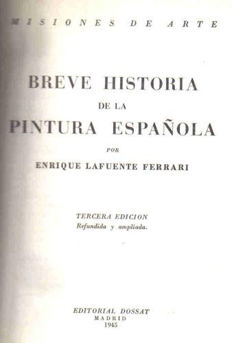 Breve Historia De La Pintura Española