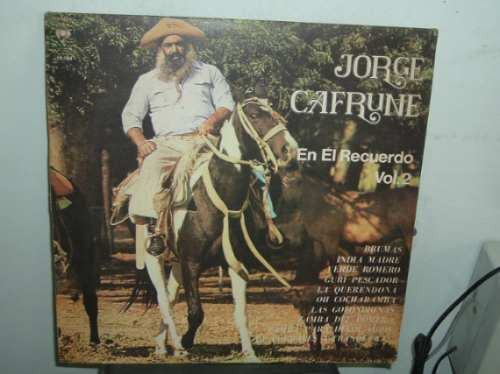 Jorge Cafrune En El Recuerdo Vol 2 Vinilo Argentino Promo