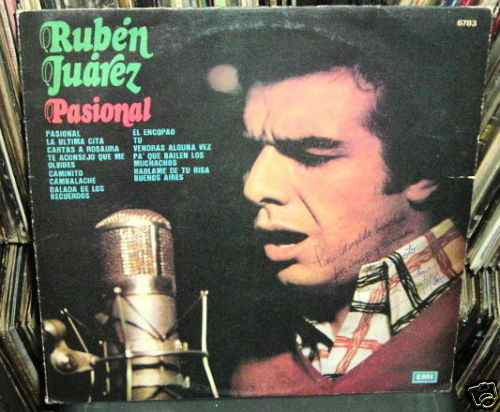 Ruben Juarez Pasional Autografiado Vinilo Argentino Promo