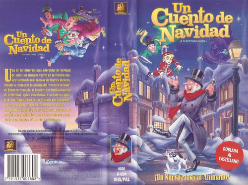 Un Cuento De Navidad Vhs Dibujos Animados Español Latino | MercadoLibre