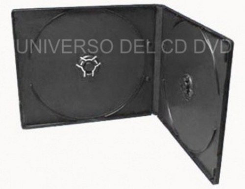 Imagen 2 de 3 de 60 Estuches Caja Slim Doble De 5mm Para Cd-r Dvd-r