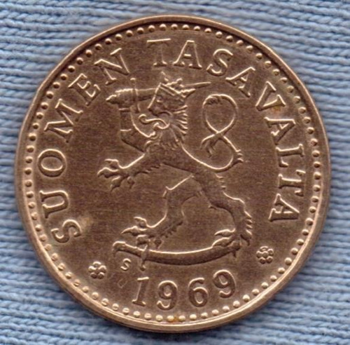 Finlandia 10 Pennia 1969 * Republica *