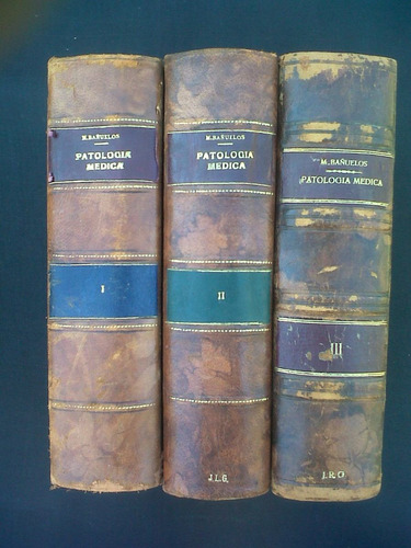 Imagen 2 de 2 de Manual De Patologia Medica 3 Tomos M Bañuelos