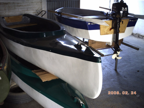 Botes De Fibra Nuevos Opcional Con Mot. Parsun 3.6 Hp