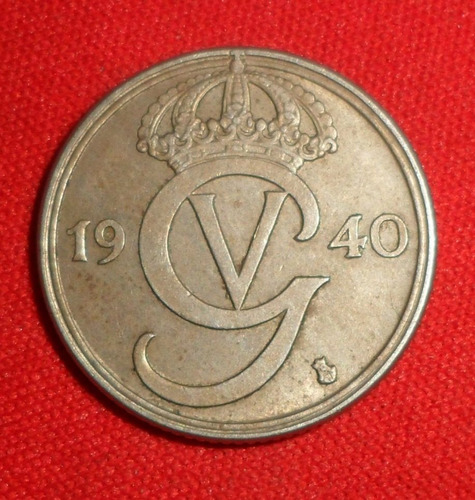 Jm * Suecia 50 Ore 1940 - Xf