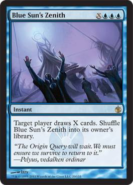 Cartas Magic: Blue Sun's Zenith Mint Mbs!!!