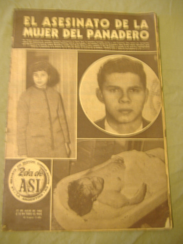 Imagen 1 de 4 de Revista Asi 2da Policial Y Hechos Politicos 27/07/1963