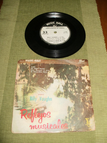 Disco Vinilo Original De Billy Vaughn Reflejos Musicales