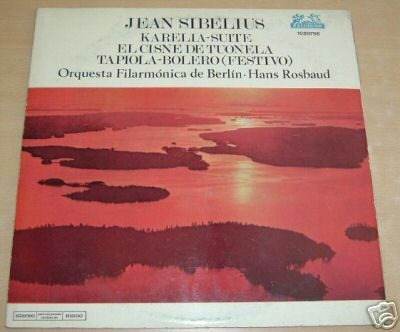 Jean Sibelius Karelia Hans Rosbaud Vinilo Argentino