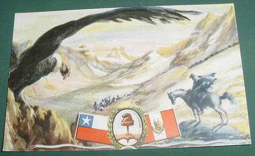 Postal Postcards Homenaje Libertador San Martin Centenario