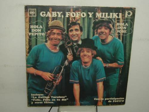 Gaby Fofo Y Miliki Hola Don Pepito Hola Don Jose Vinilo Arg