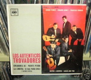 Los Autenticos Trovadores Puente Pexoa Vinilo Argentino