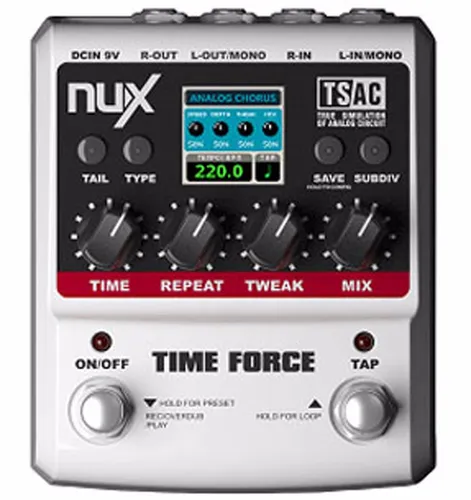 Pedal Nux Time Force Delay Loop (pronta Entrega)