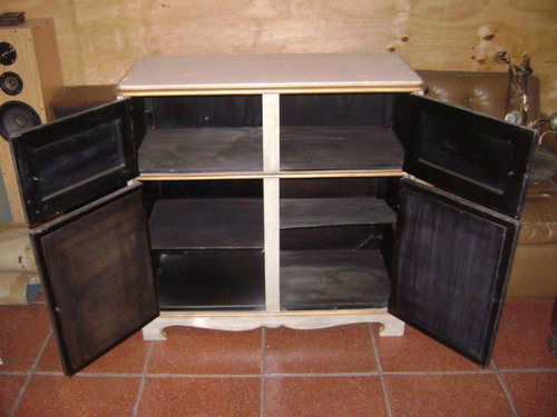 Bajo Aparador O Mueble Musiquero Fabricado En Pino Oregon