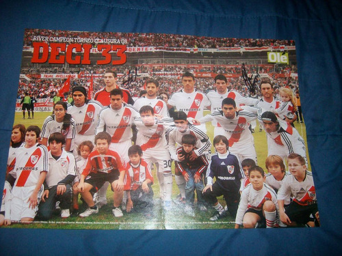 Poster River Plate Campeon Clausura 2008
