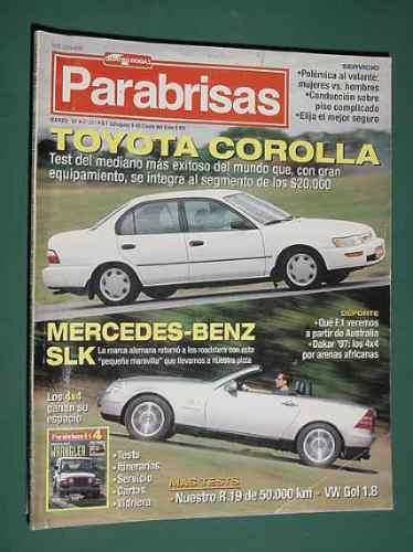 Revista Parabrisas 221 Mercedes Benz Toyota Corolla Renault