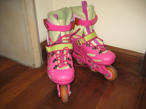 Patines Rollers Barbie No. 32-33 Super Impecables !!!!