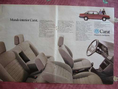 Publicidad Del Vw Carat 1987