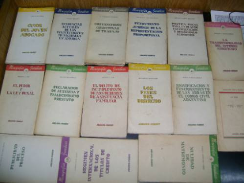Monografias Juridicas De  Abeledo-perrot- Textos Usados