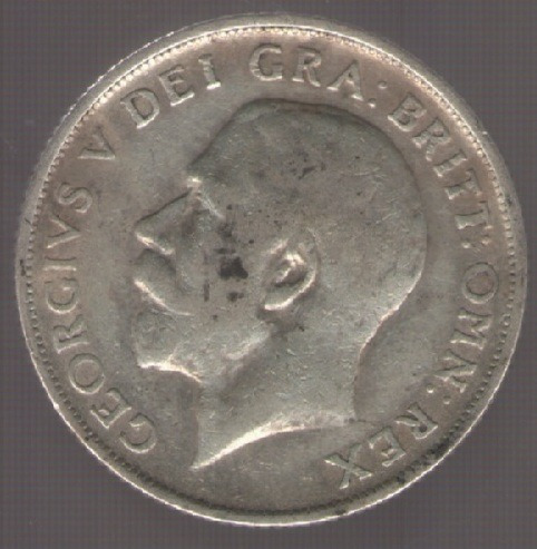 Gran Bretaña 1 Shilling 1913 Mb