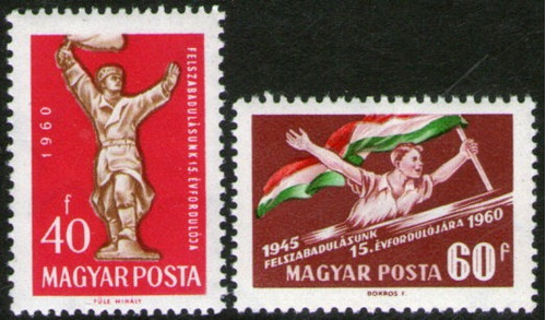 Hungría Serie Completa X 2 Sellos Mint Liberación Año 1960