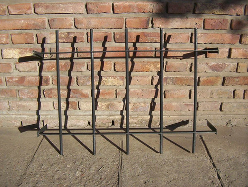 Imagen 3 de 4 de Reja Para Adosar A Ventana 100 X 90, Hierro Redondo 12.