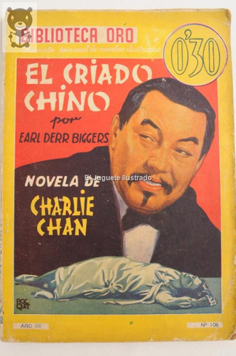 El Criado Chino Biggers 1940 Biblioteca Oro Charlie Chan