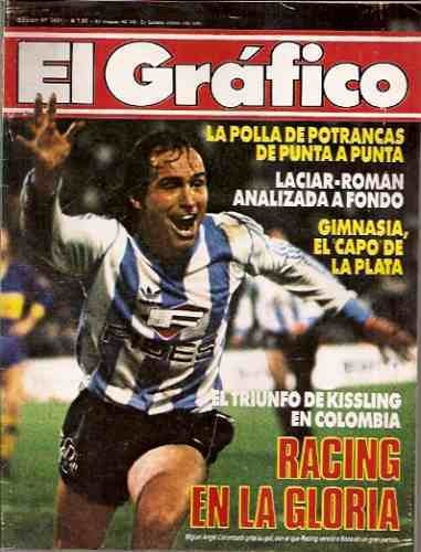 Revista Grafico 3491 Racing Boca Gimnasia Estudiantes Laciar